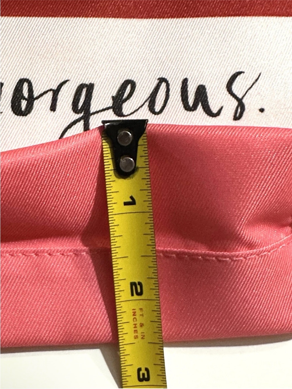 NEW, Clinique x Kate Spade Makeup Bag Hello Gorgeous Red White Pink Gift, Travel - Picture 6 of 7